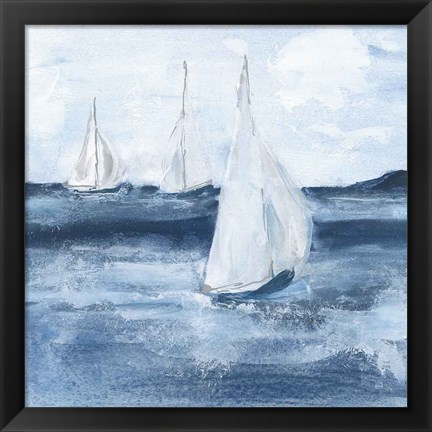 Framed Sailboats VI Print