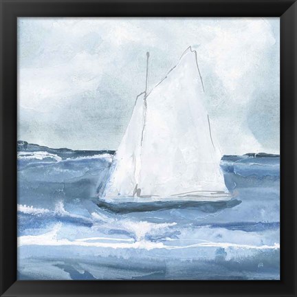 Framed Sailboats IV Print