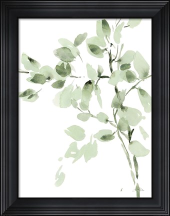 Framed Cascading Branches II Print