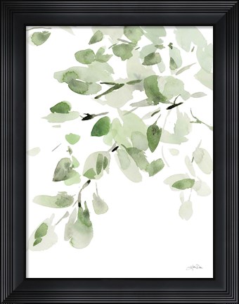 Framed Cascading Branches I Print