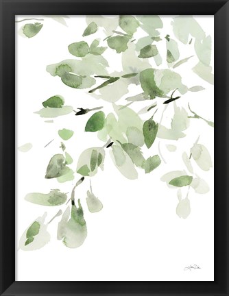 Framed Cascading Branches I Print