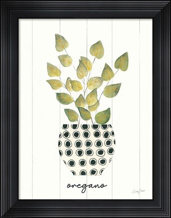 Framed Herb Garden VIII Print
