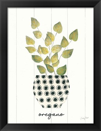 Framed Herb Garden VIII Print