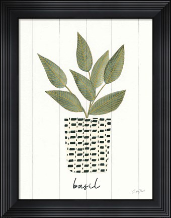 Framed Herb Garden VII Print