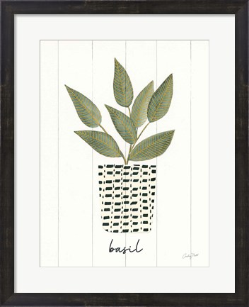Framed Herb Garden VII Print