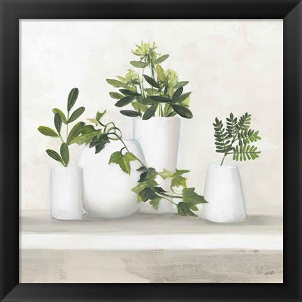 Framed Plant Life III Print