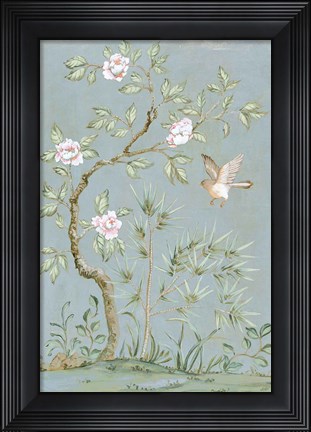 Framed Spring Mural II Blue Print