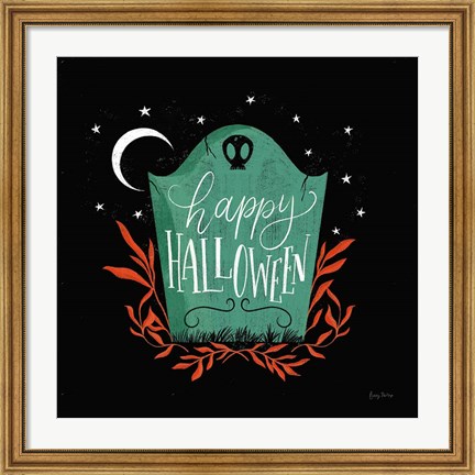 Framed Cute Halloween I Print