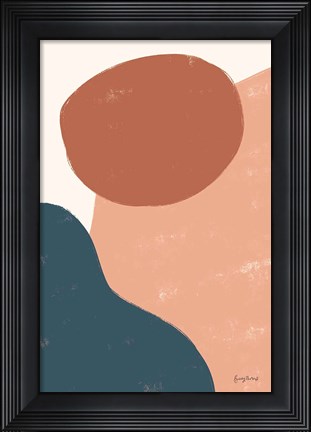 Framed Eclectic I Warm Print