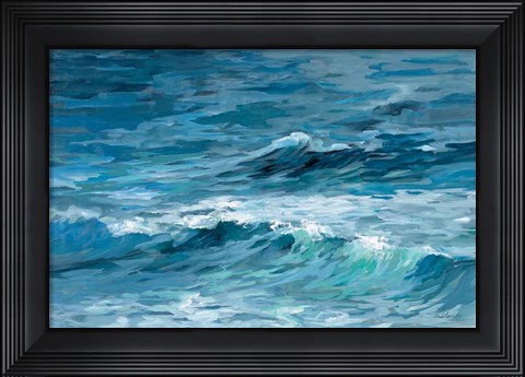 Framed Deep Blue Sea Print