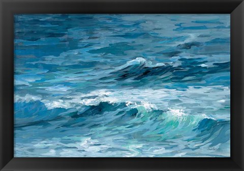 Framed Deep Blue Sea Print