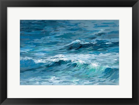 Framed Deep Blue Sea Print