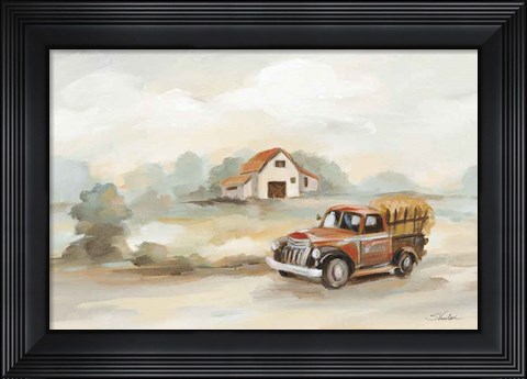 Framed Old Farm Print