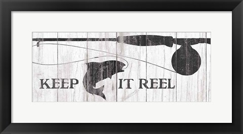 Framed Keep it Reel Print