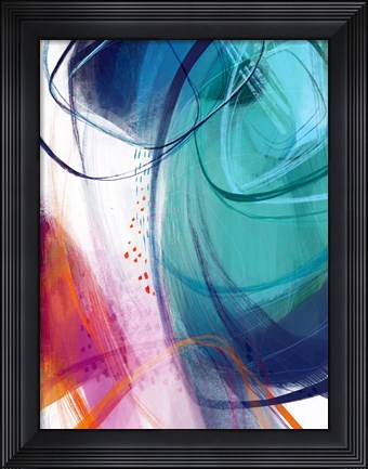 Framed Turquoise No. 2 Print