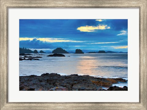 Framed Island at Sunrise Print
