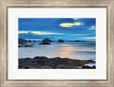 Framed Island at Sunrise Print