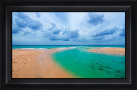Framed Emerald Seas Print