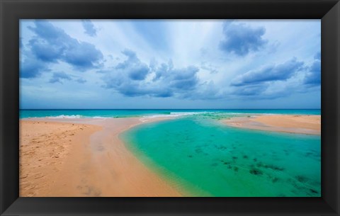 Framed Emerald Seas Print