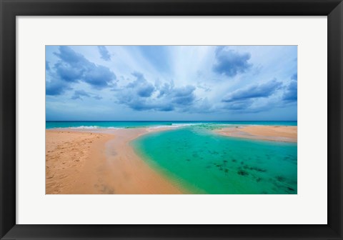 Framed Emerald Seas Print