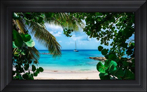 Framed Window to Paradise Print