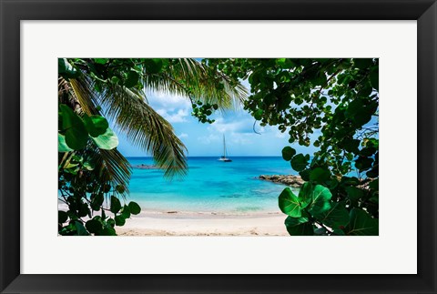 Framed Window to Paradise Print