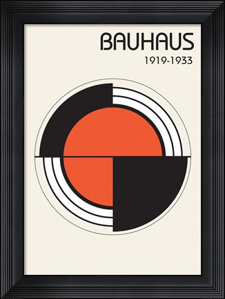 Framed Bauhaus 1 Print