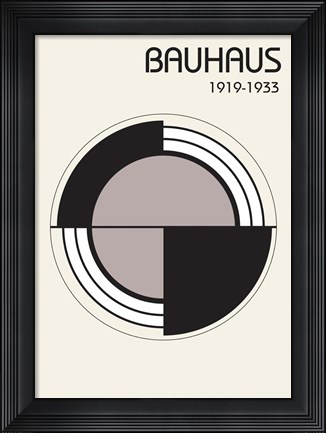 Framed Bauhaus 2 Print