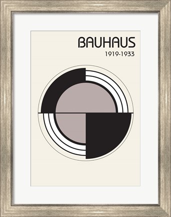 Framed Bauhaus 2 Print
