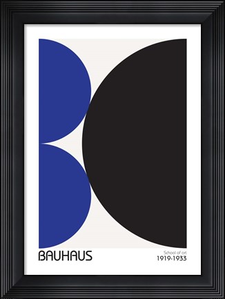 Framed Bauhaus 3 Print