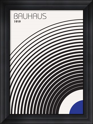 Framed Bauhaus 4 Print