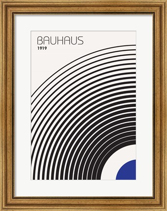 Framed Bauhaus 4 Print