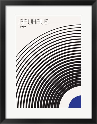 Framed Bauhaus 4 Print