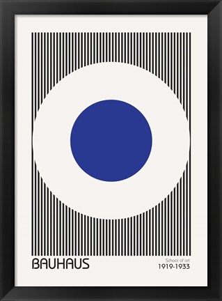 Framed Bauhaus 5 Print