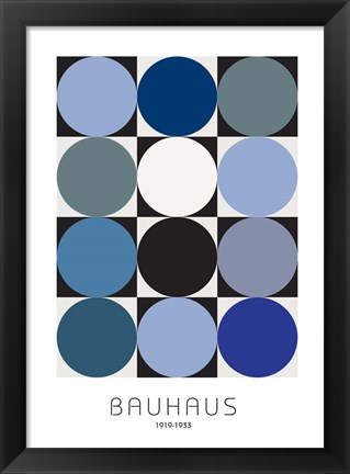 Framed Bauhaus 6 Print
