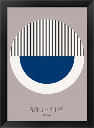 Framed Bauhaus 7 Print
