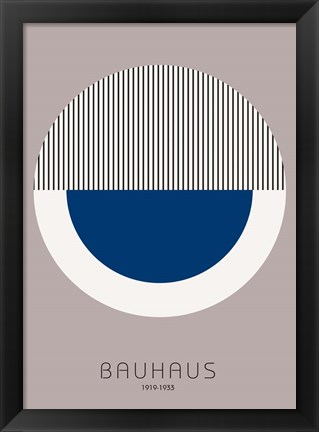 Framed Bauhaus 7 Print