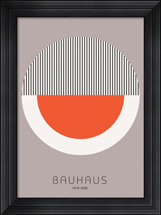 Framed Bauhaus 9 Print