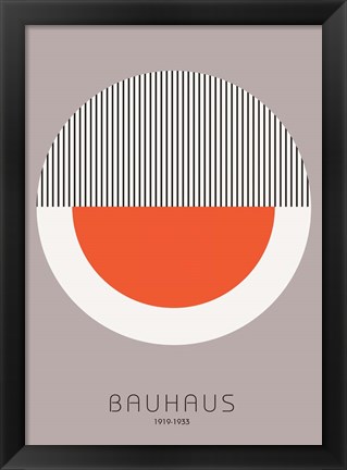 Framed Bauhaus 9 Print