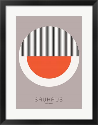 Framed Bauhaus 9 Print