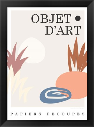 Framed Objet 6 Print