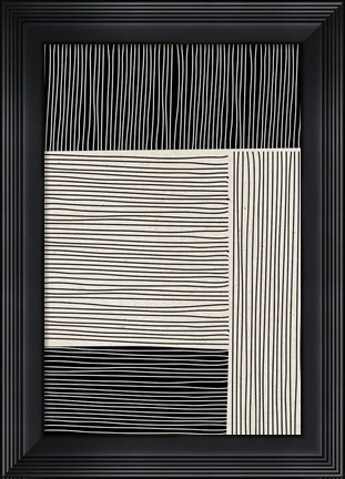 Framed Ribbing 1 Print