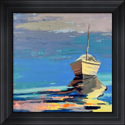 Framed Blue Bay Print