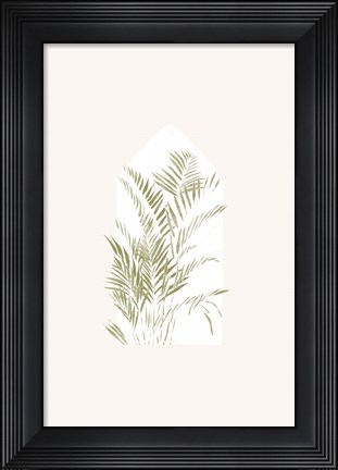 Framed Tropical Window 1 Print