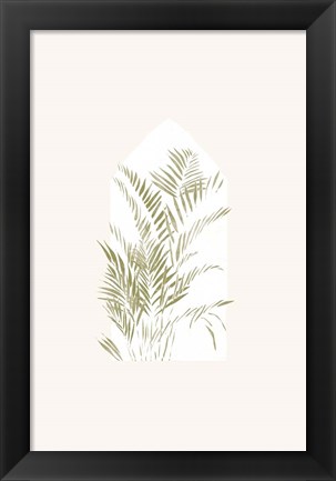 Framed Tropical Window 1 Print