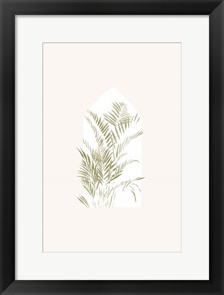 Framed Tropical Window 1 Print