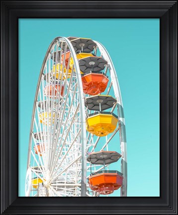 Framed Pacific Wheel I Print
