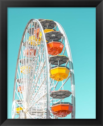 Framed Pacific Wheel I Print