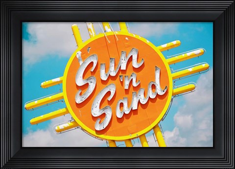 Framed Sun n Sand  No. 2 Print