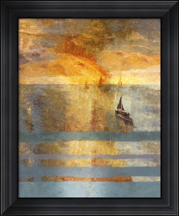 Framed Light on The Water No. 1 Print